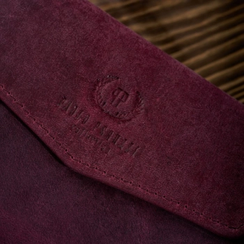 Portfel damski vintage skórzany Paolo Peruzzi elegancki