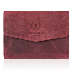 Portfel damski vintage skórzany Paolo Peruzzi elegancki