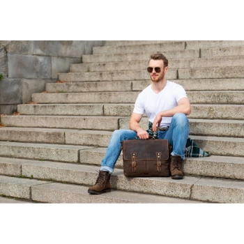 Torba męska na ramię Paolo Peruzzi do codziennego noszenia