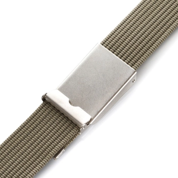 Pasek męski parciany Paolo Peruzzi elegancki khaki