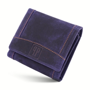 Vintage portfel damski ze skóry RFID Paolo Peruzzi T-70-PU
