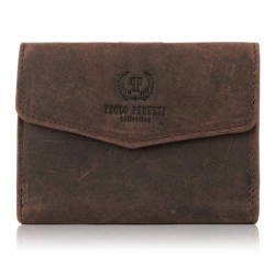 Portfel damski skórzany vintage RFID Paolo Peruzzi