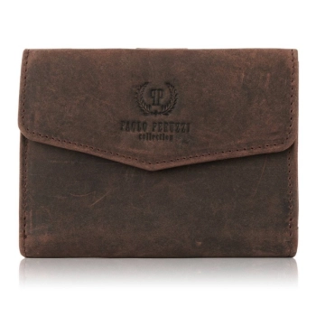 Portfel damski skórzany vintage RFID Paolo Peruzzi