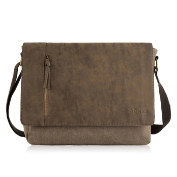 Torba męska na ramię vintage canvas do codziennego noszenia