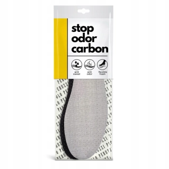 Wkładki lateksowe Stop Odor Carbon do butów eleganckie 37