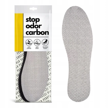 Wkładki lateksowe Stop Odor Carbon do butów eleganckie 37