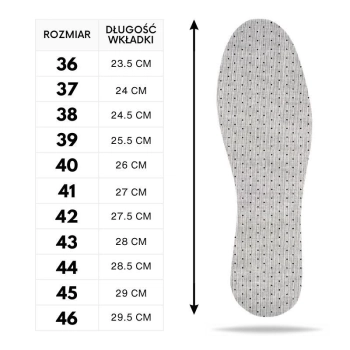 Wkładki korkowe Comfy Latex Cork do butów eleganckie 40