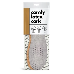 Wkładki korkowe Comfy Latex Cork do butów eleganckie