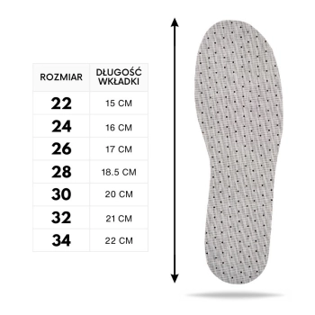 Dziecięce wkładki korkowe Comfy Latex Cork do butów