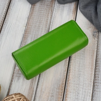 Etui na okulary piórnik pokrowiec skórzany Paolo Peruzzi T-83-GR