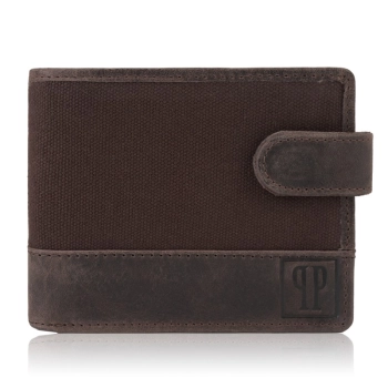Zestaw upominkowy ZUP-21-BR plecak vintage T-19-BR oraz portfel skórzany T-03-BR