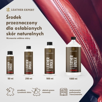 Leather Binder spoiwo do włókien skór 250 ml Leather Expert