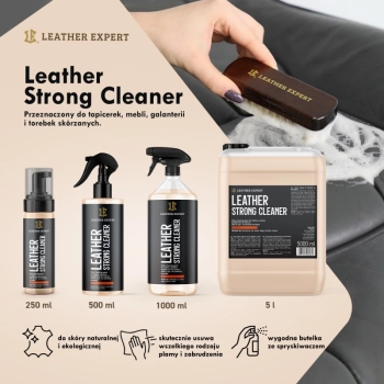 Leather Strong Cleaner do czyszczenia skóry 1000ml