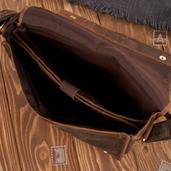 Torba męska na ramię vintage Paolo Peruzzi skórzana