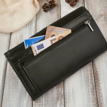 Portfel damski skórzany z ochroną RFID Paolo Peruzzi