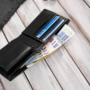 Elegancki portfel męski skórzany z ochroną RFID