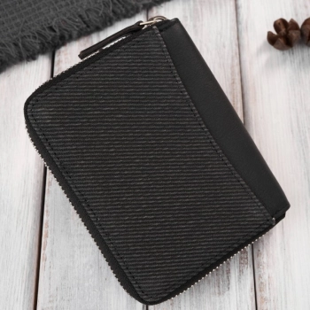 Zestaw portfel skórzany i torba na laptopa męska elegancka