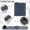 Portfel damski skórzany na suwak RFID Paolo Peruzzi