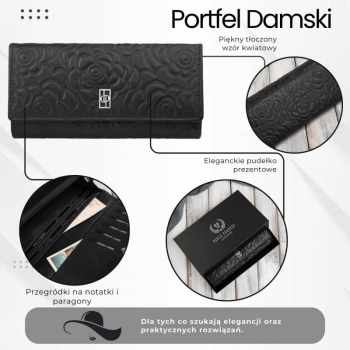 Portfel damski skórzany Paolo Peruzzi RFID