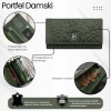 Portfel damski skórzany w kwiaty Paolo Peruzzi poziomy duży