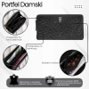 Portfel damski ze skóry naturalnej Paolo Peruzzi czarny