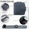 Portfel damski skórzany na patkę RFID Paolo Peruzii