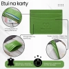 Etui na karty skórzane Paolo Peruzzi minimalistyczne zielone