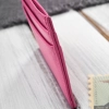 Etui na karty skórzane Paolo Peruzzi minimalistyczne różowe