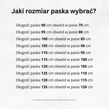 Pasek męski skórzany Paolo Peruzzi elegancki