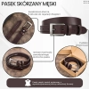 Pasek męski skórzany Paolo Peruzzi elegancki z klasyczną