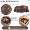 Pasek męski skórzany elegancki Paolo Peruzzi klasyczny