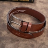 Pasek męski skórzany Paolo Peruzzi elegancki do spodni 100cm