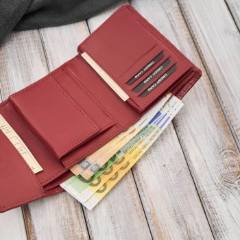 Portfel damski skórzany Paolo Peruzzi poziomy z ochroną RFID