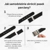 Pasek męski parciany Paolo Peruzzi elegancki długość 105cm