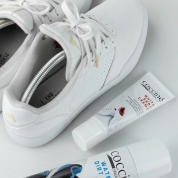 Pasta ochronna do renowacji obuwia biała krem Shoe Creme Coccine