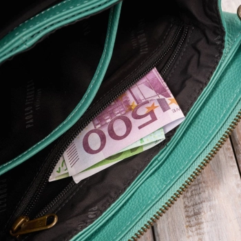 Torebka damska na ramię skórzana kompaktowa listonoszka