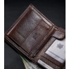 portfel męski brązowy