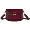 Torba z eko skóry DAVID JONES  bordowa listonoszka crossbody