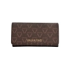 Portfel damski brązowy z monogramem i klapą Valentino