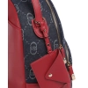 Plecak damski LIU JO denim jacquard monogram stylowy miejski