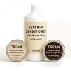 Zestaw Pasta do butów krem skóry gładkiej Cream + Leather Conditioner odżywka do skóry 1000ml + Pasta do butów krem skór