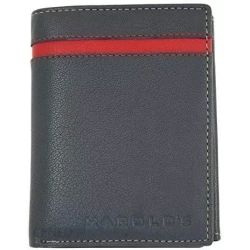 Portfel męski skórzany portfel z ochroną RFID