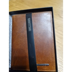 Męski portfel skórzany z RFID BELLUGIO