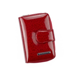 portfel damski Czerwony lakierowany GREGORIO