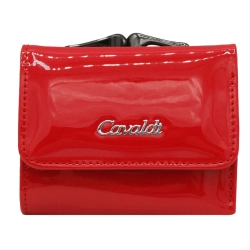 Damski portfel Cavaldi mały lakierowany z funkcją ochrony RFID Protect