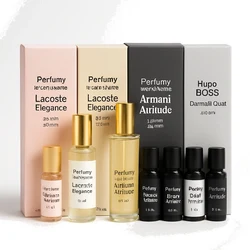 Zestaw 4 x Perfumy inspirowane Lacoste Elegance 4 ml + 4 x Perfumy inspirowane Lacoste Elegance 10 ml + 4 x Perfumy insp