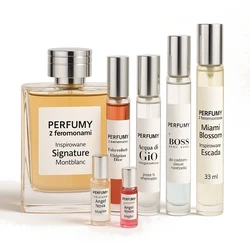 Zestaw 4 x Perfumy z feromonami inspirowane Signature + 4 x Perfumy z feromonami inspirowane Angel Nova + 4 x Perfumy z