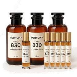 Zestaw 5 x Perfumy nr 830 100ml z feromonami - + 5 x Perfumy nr 830 33ml z feromonami - zamiennik