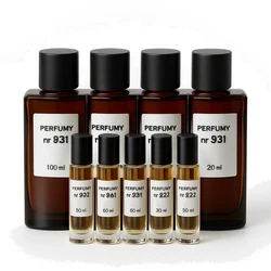Zestaw 5 x Perfumy nr 831 100ml - zamiennik inspirowany + 5 x Perfumy nr 831 33ml - zamiennik inspirowany + 5 x Perfumy