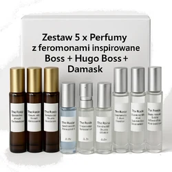Zestaw 5 x Perfumy z feromonami inspirowane Boss + 5 x Perfumy z feromonami inspirowane Hugo Boss + 5 x Perfumy z feromo